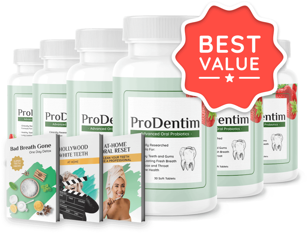 Teeth Prodentim 6 bottles image